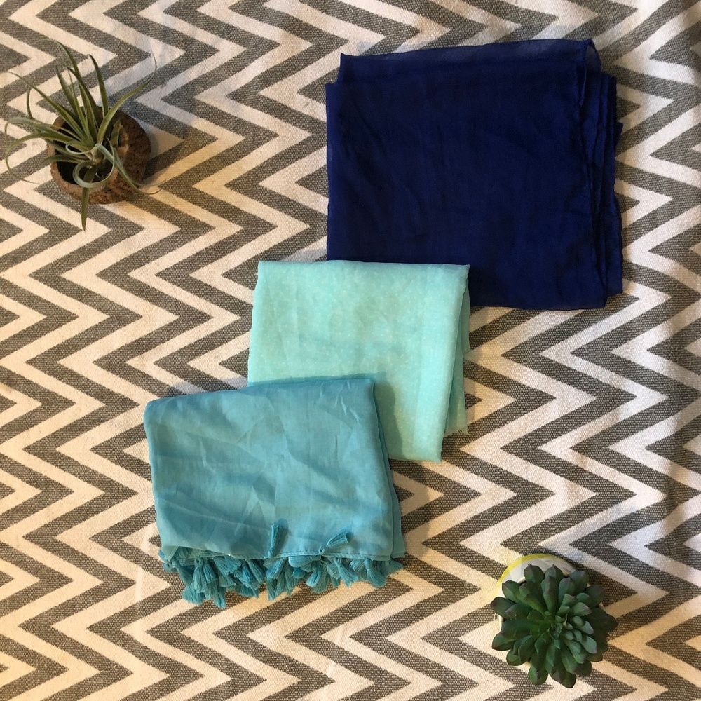 Blue Scarfs